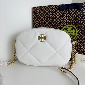 NWT Tory Burch KIRA DIAMOND QUILT CAMERA
